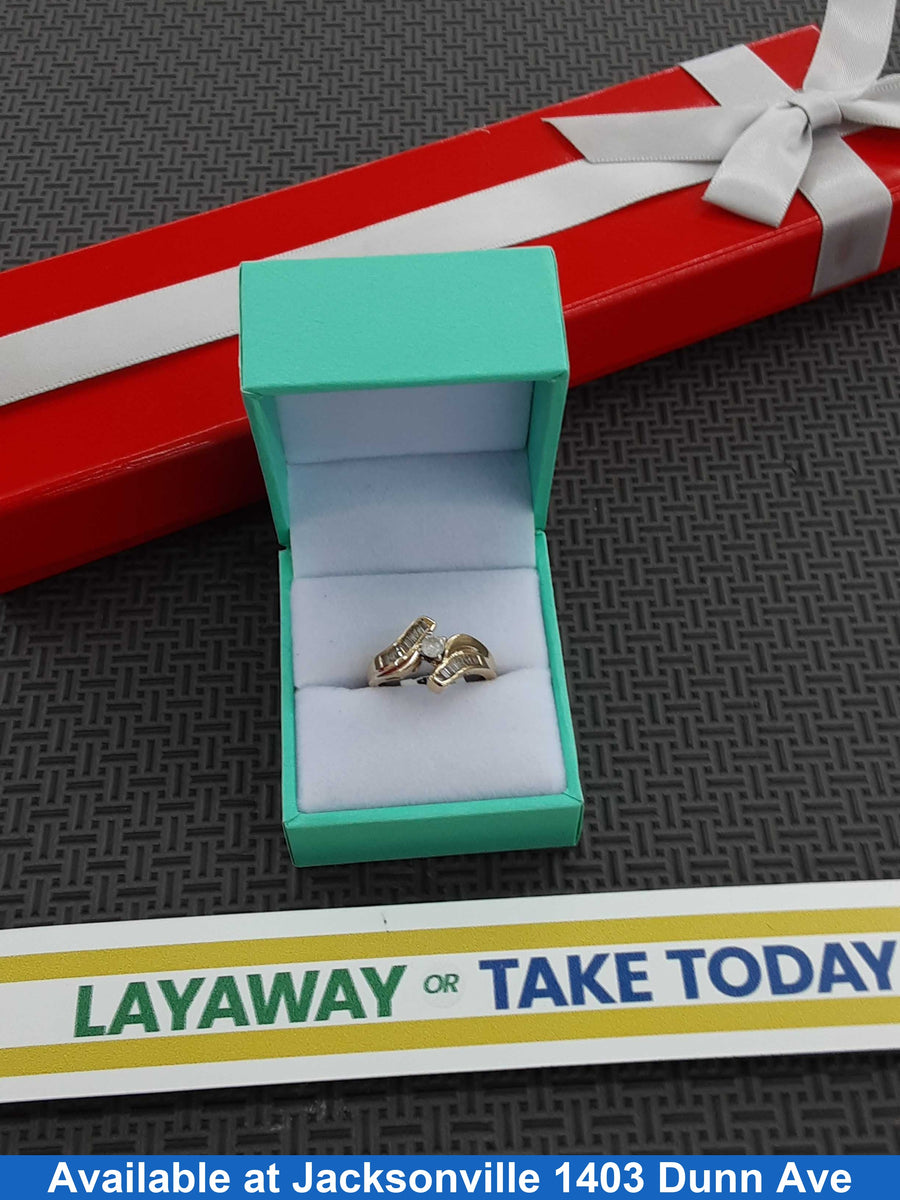 Women's Ring - Yellow Gold 14k (.585) 3.9 grams Size 7