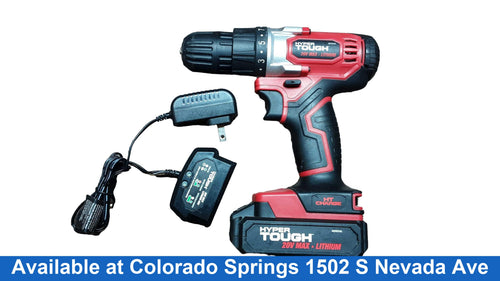Hyper Tough Aq750434g Red Cordless Standard Drill