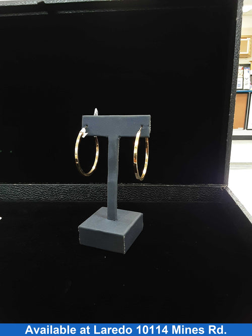 Bangle Earrings - Yellow Gold 10k (.417) 2.2 grams