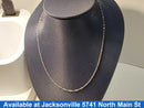 Rope Chain - White Gold 14k (.585) 1.1 grams 18 inch