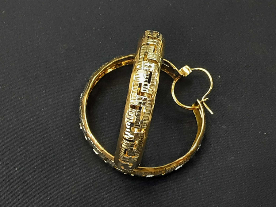 Bangle Earrings - Yellow Gold 10k (.417) 8.1 grams