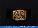 Men's Ring - Yellow Gold 14k (.585) 9.7 grams Size 9