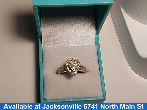 Women's Ring - White Gold 14k (.585) 5.3 grams Size 7
