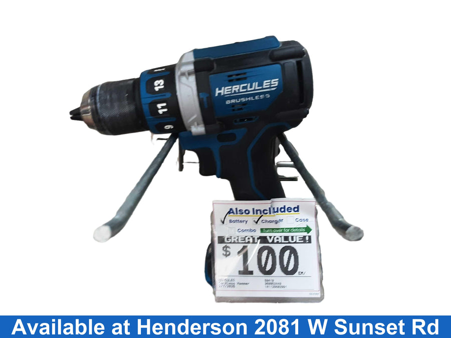 Hercules 59419 Blue Cordless Hammer Drill