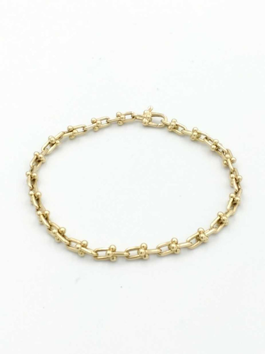 Link Bracelet - Yellow Gold 14k (.585) 10.18 grams 7 inch