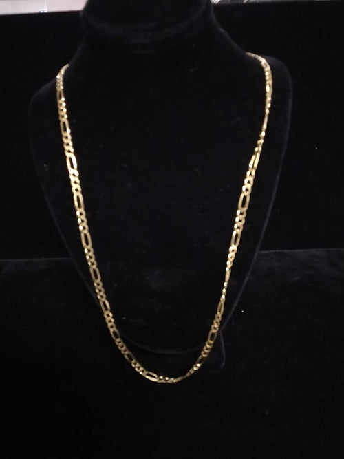Figaro Chain - Yellow Gold 14k (.585) 14.2 grams 20 inch