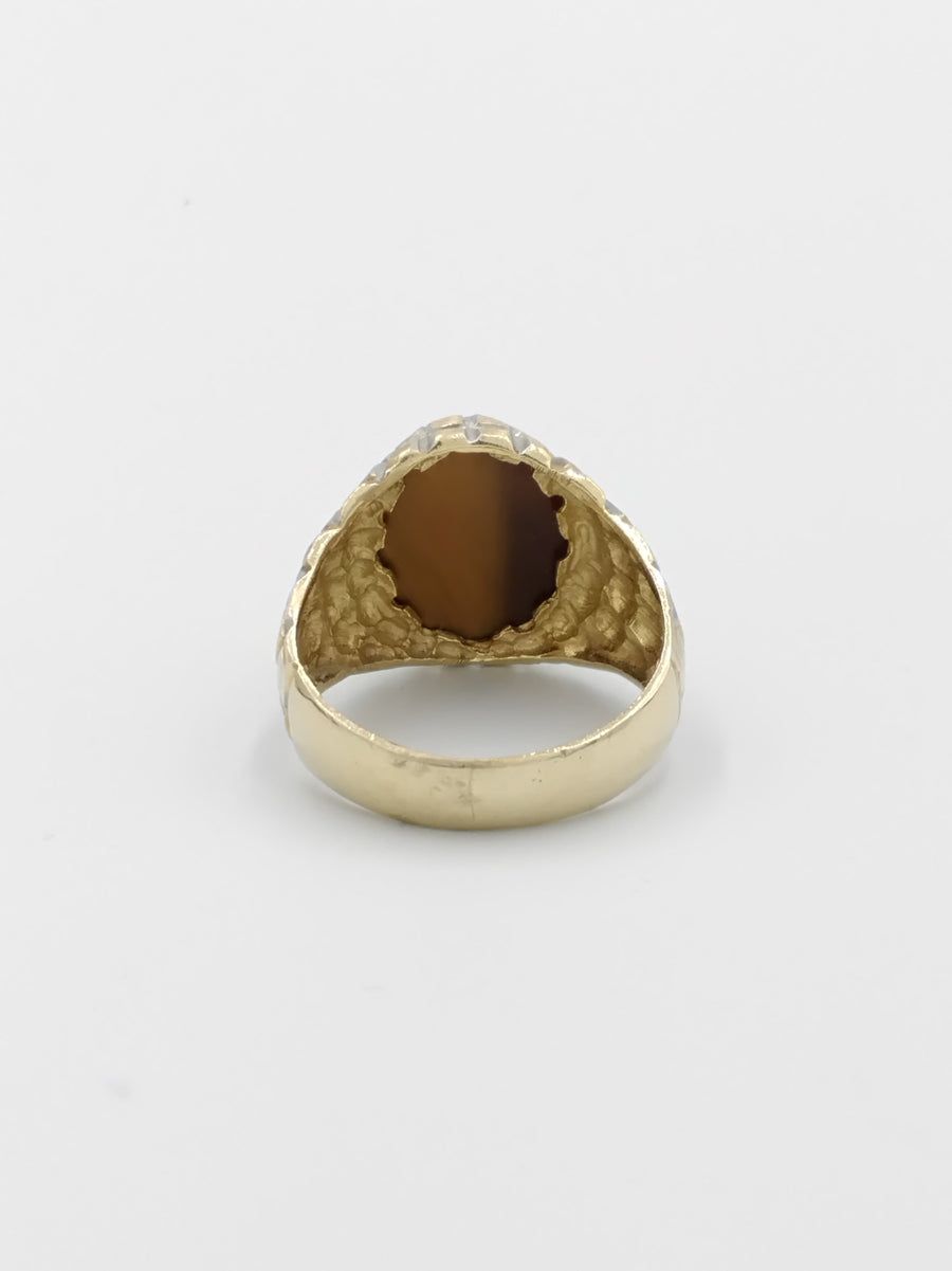 Men's Ring - Yellow Gold 14k (.585) 7.6 grams Size 11
