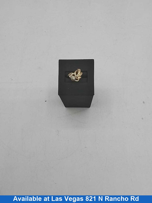 Women's Ring - Solitaire - Yellow Gold 14k (.585) 3.5 grams Size 8