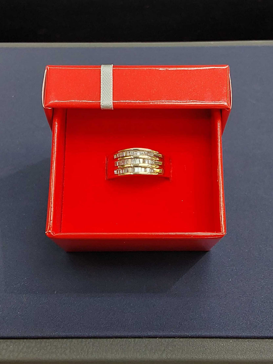 Women's Ring - Yellow Gold 14k (.585) 4.2 grams Size 9