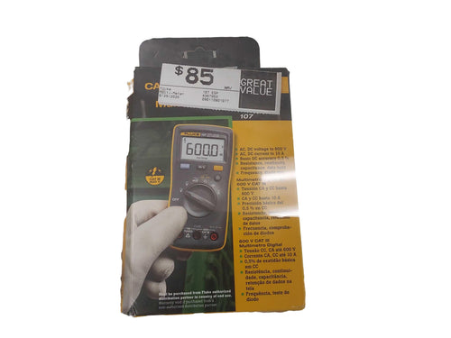 Fluke 107 Esp Yellow Gauge / Meter