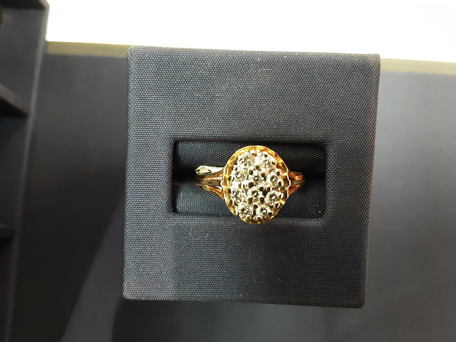 Women's Ring - Yellow Gold 14k (.585) 2.9 grams Size 7