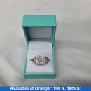 Ring - Wedding Set - White Gold 14k (.585) 11 grams Size 7