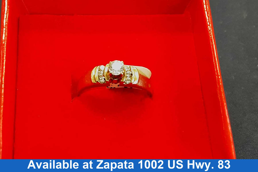 Women's Ring - Yellow Gold 10k (.417) 2.1 grams Size 8