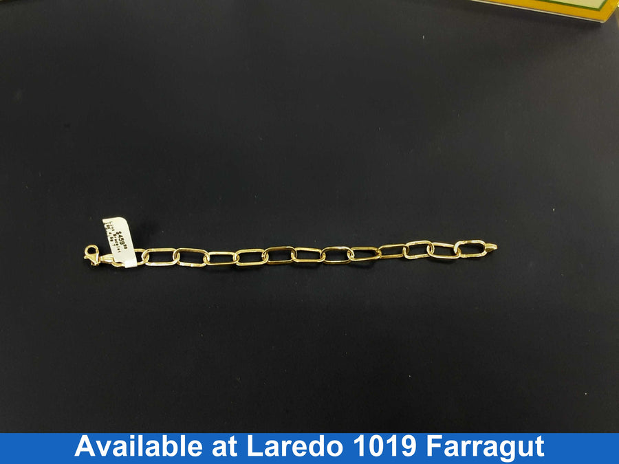 Link Bracelet - Yellow Gold 10k (.417) 4.6 grams 7 inch