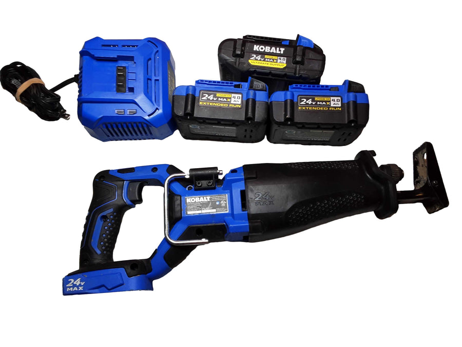 Kobalt Krs 224b-03 Blue Cordless Reciprocating Saw