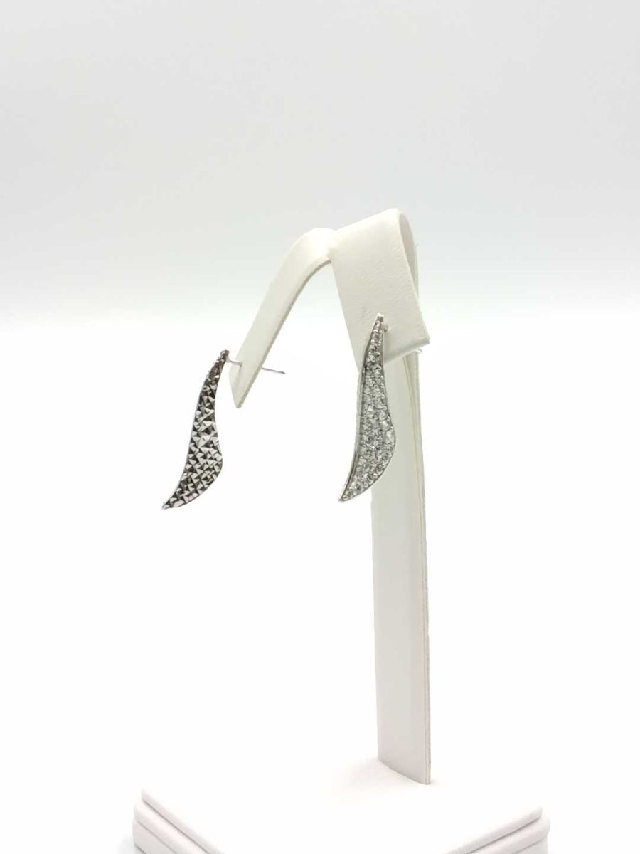 Earrings - White Gold 14k (.585) 3.4 grams