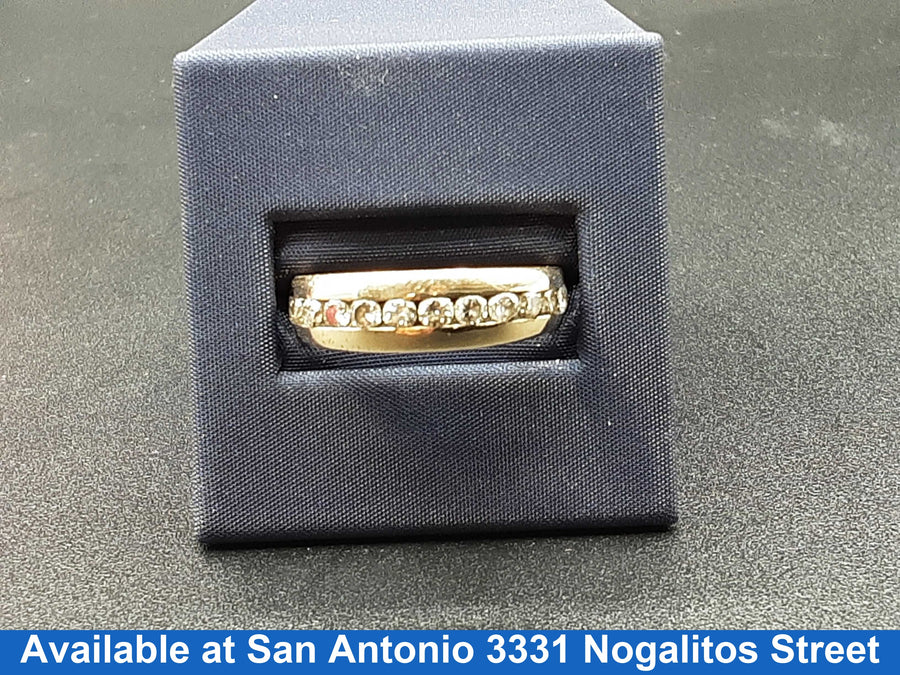 Ring - Wedding Band - Yellow Gold 14k (.585) 5.8 grams Size 9