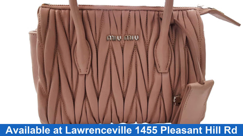 Miu Miu Matelasse Nappa Pink Purse / Handbag