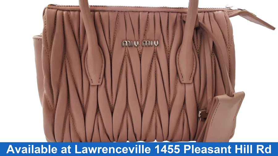 Miu Miu Matelasse Nappa Pink Purse / Handbag