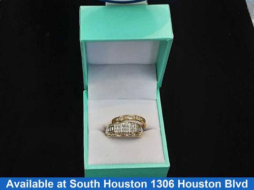 Ring - Engagement Set - Yellow Gold 14k (.585) 6.5 grams Size 7