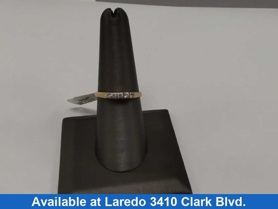 Women's Ring - Yellow Gold 10k (.417) 1.4 grams Size 7