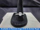 Ring - Engagement Set - White Gold 14k (.585) 2.7 grams Size 7