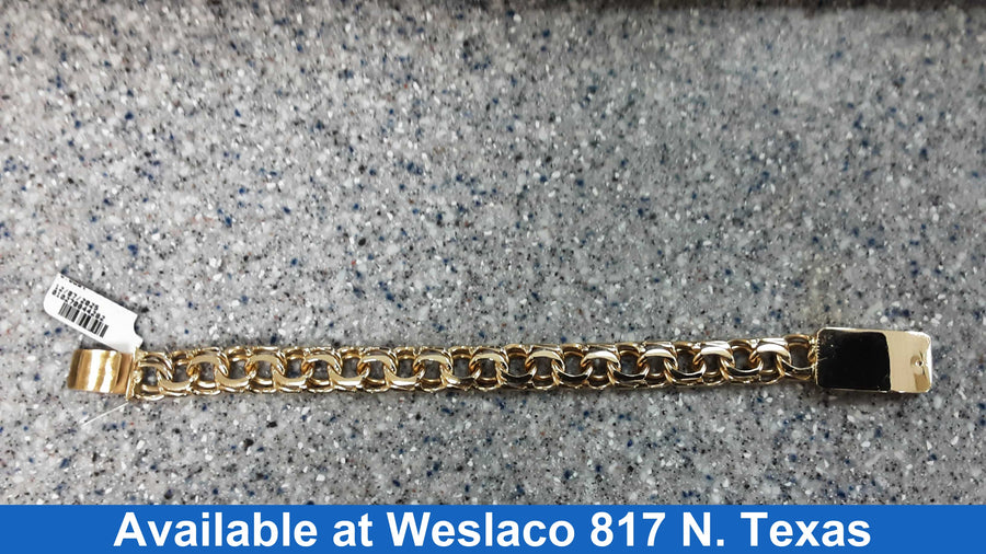 ID Bracelet - Yellow Gold 10k (.417) 34.3 grams 8 inch