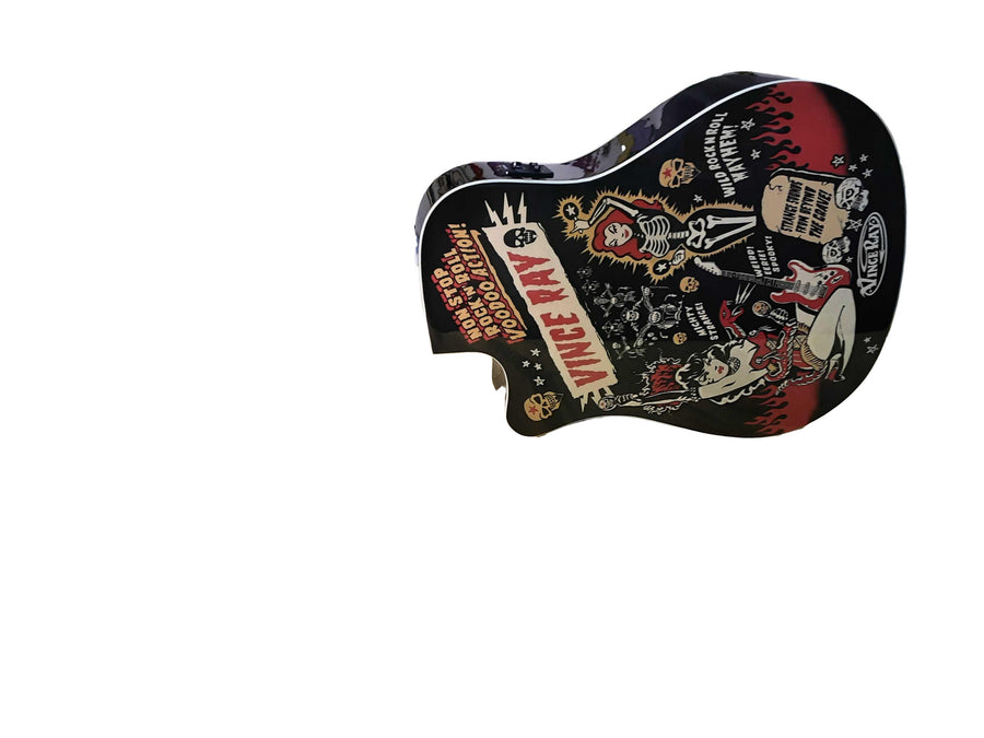 Fender T-bucket 300-ce Vince Ray Voodoo Multi-color Acoustic / Electric Classic Guitar