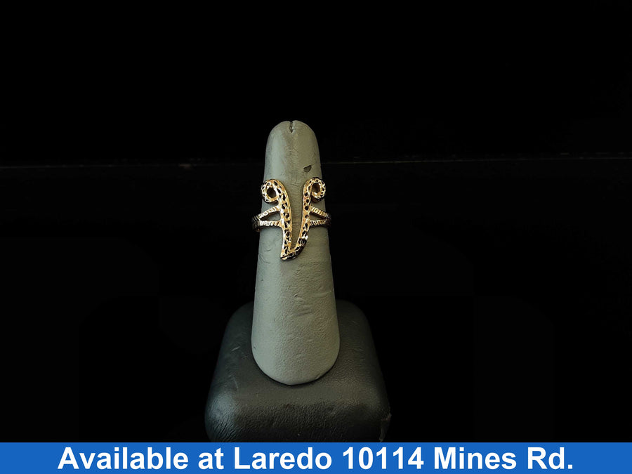 Women's Ring - Yellow Gold 10k (.417) 2.9 grams Size 12