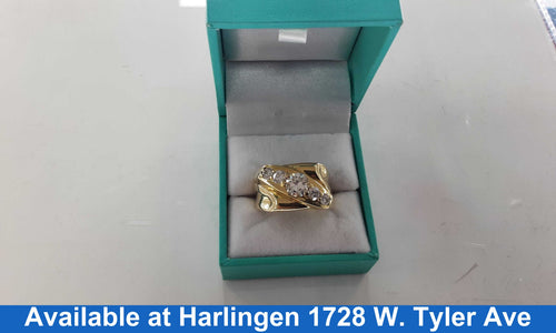 Men's Ring - Yellow Gold 14k (.585) 14.7 grams Size 10