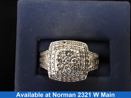 Women's Ring - White Gold 10k (.417) 4.2 grams Size 6
