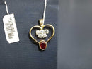 Diamond Pendant - Yellow Gold 14k (.585) 2.7 grams