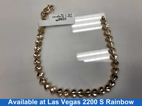 Bracelet - Yellow Gold 14k (.585) 7 grams 8 inch