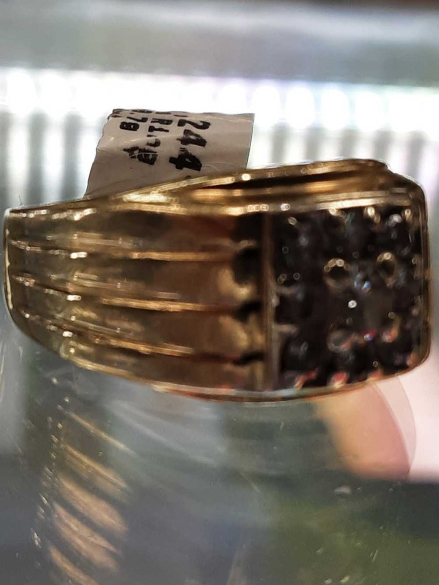 Men's Ring - Yellow Gold 14k (.585) 9.7 grams Size 9