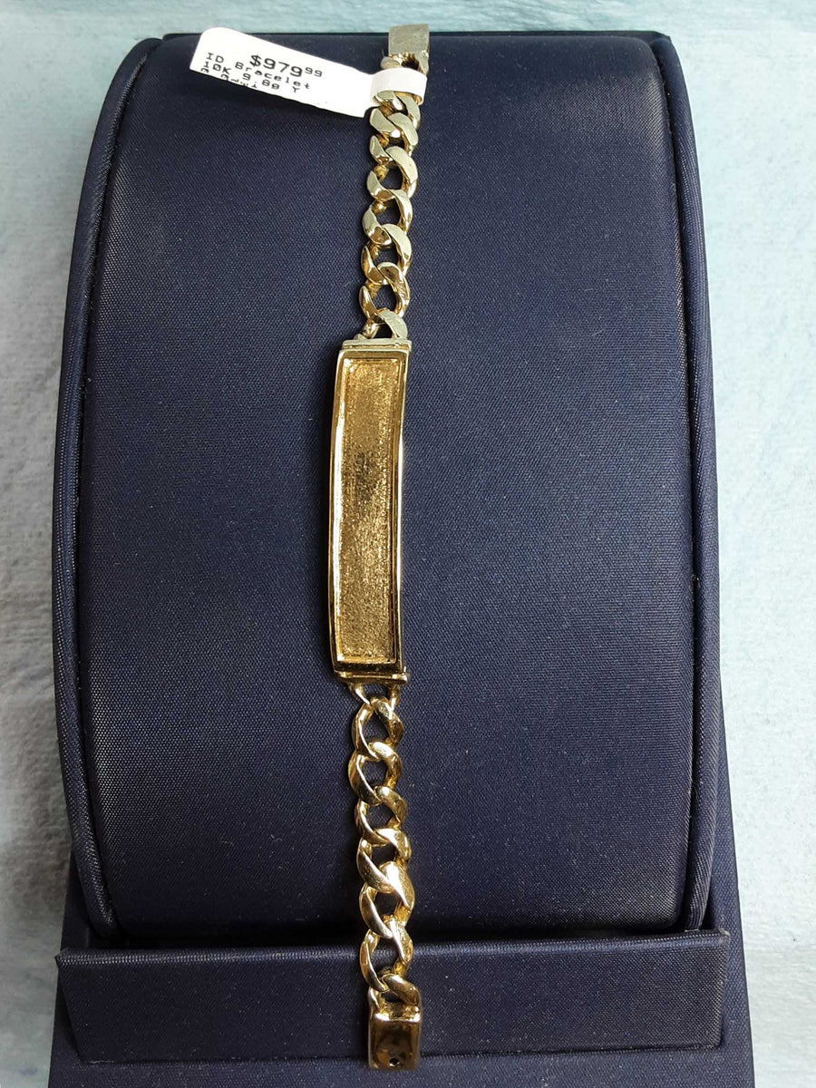 ID Bracelet - Yellow Gold 10k (.417) 9.8 grams 5 inch