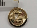 Religious Pendant - Tricolor Gold 10k (.417) 1 grams