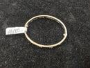 Bangle Bracelet - White Gold 14k (.585) 23.6 grams 6 inch