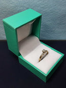 Women's Ring - Solitaire - Yellow Gold 10k (.417) 1.5 grams Size 7.5