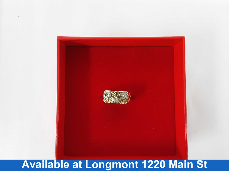 Men's Ring - Yellow Gold 14k (.585) 4.3 grams Size 9.5