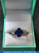 Women's Ring - Yellow Gold 14k (.585) 4.1 grams Size 9