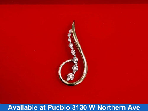 Diamond Pendant - Yellow Gold 10k (.417) 0.9 grams