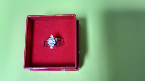 Men's Ring - White Gold 14k (.585) 8.2 grams Size 6