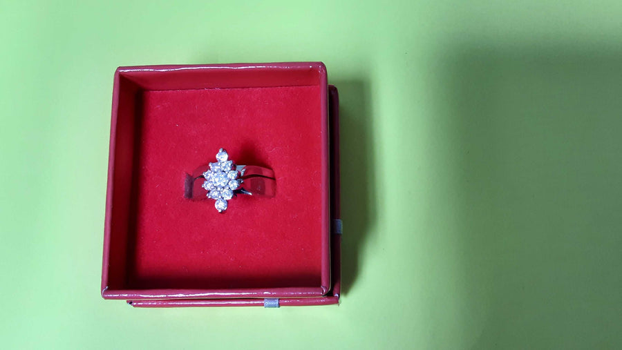 Men's Ring - White Gold 14k (.585) 8.2 grams Size 6
