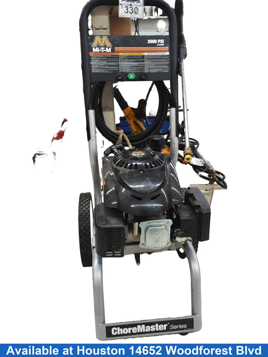 Mi-t-m Choremaster Black Gas Pressure Washer
