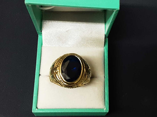 Men's Ring - Yellow Gold 10k (.417) 13.2 grams Size 13