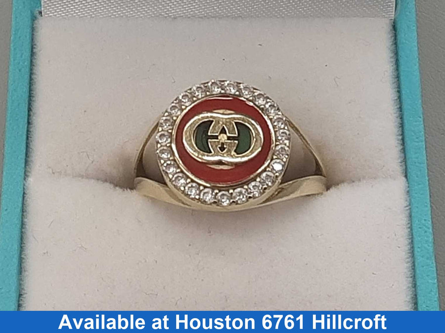 Women's Ring - Yellow Gold 14k (.585) 3 grams Size 9
