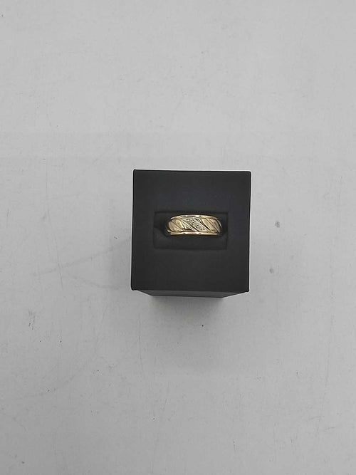 Ring - Wedding Band - Yellow Gold 10k (.417) 3.2 grams Size 20
