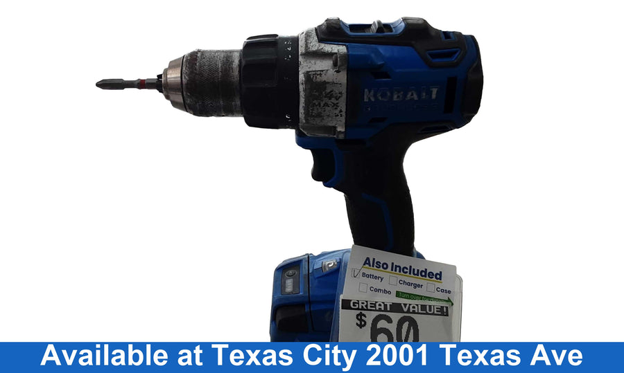 Kobalt Kdd 5248-03 Blue Cordless Standard Drill