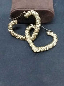 Bangle Earring Yellow Gold 10k (.417) 8.8 grams