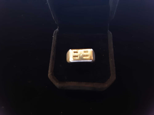 Men's Ring - Silver 10.2 grams Size 9